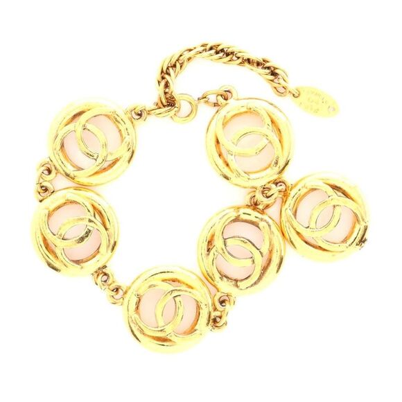 Pre Loved chanel Women metallic | gold Bracelets - Picture 1 of 7